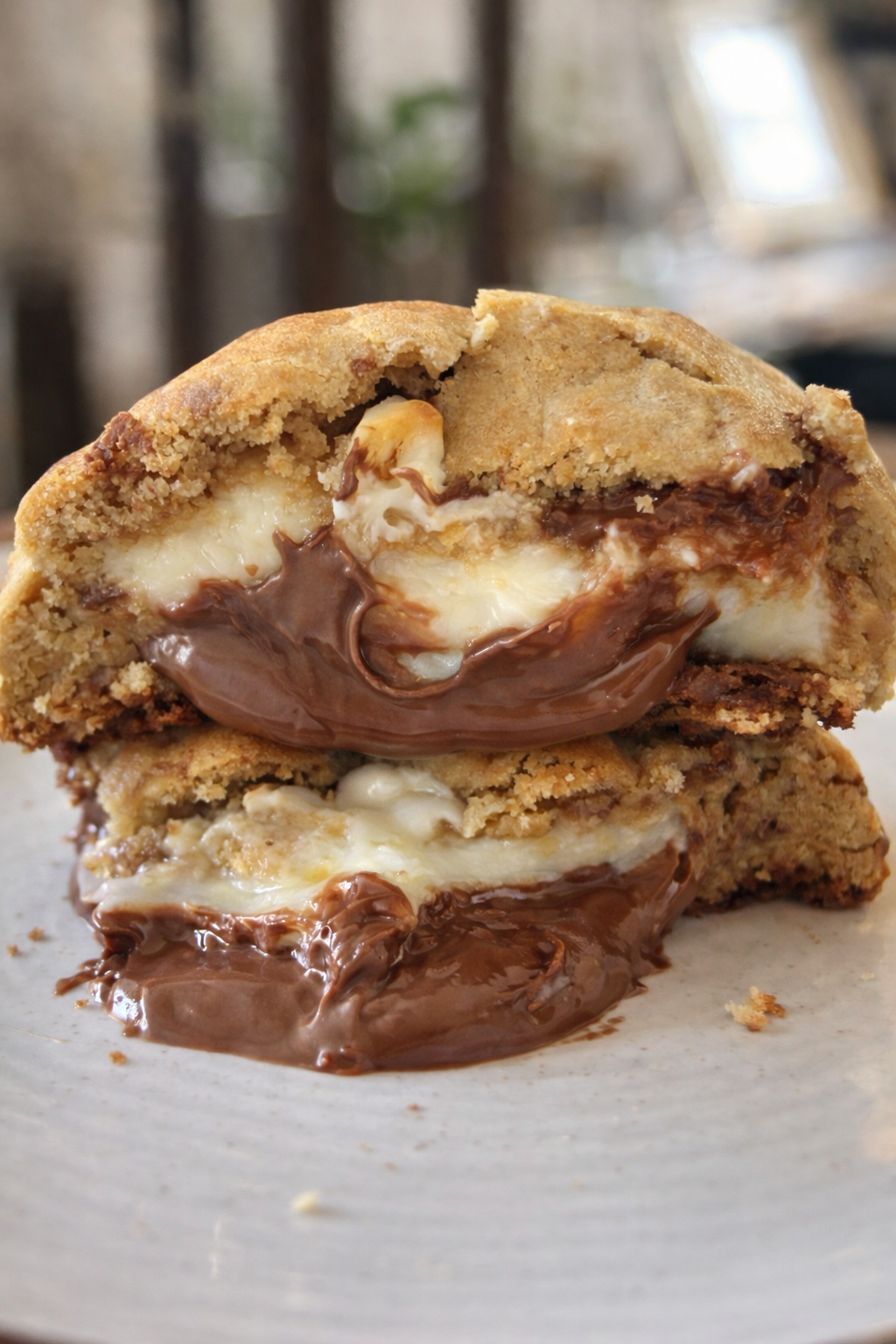 Cookie Ninho com Nutella