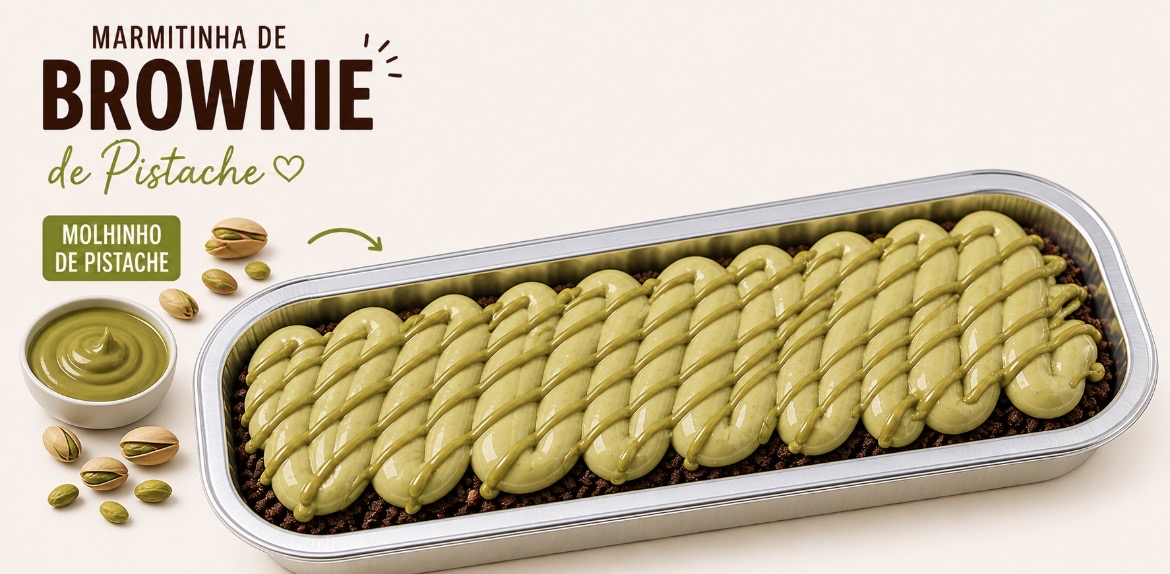 Marmitinha brownie Pistache