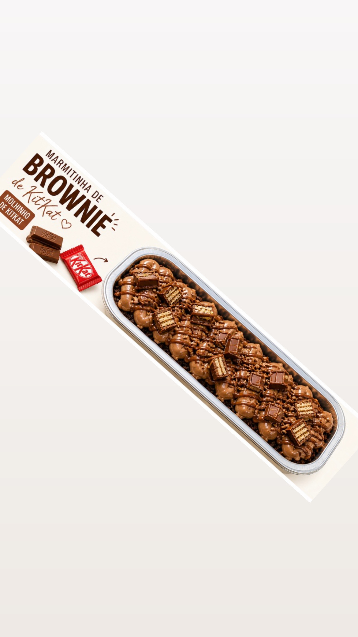Marmitinha brownie kit kat