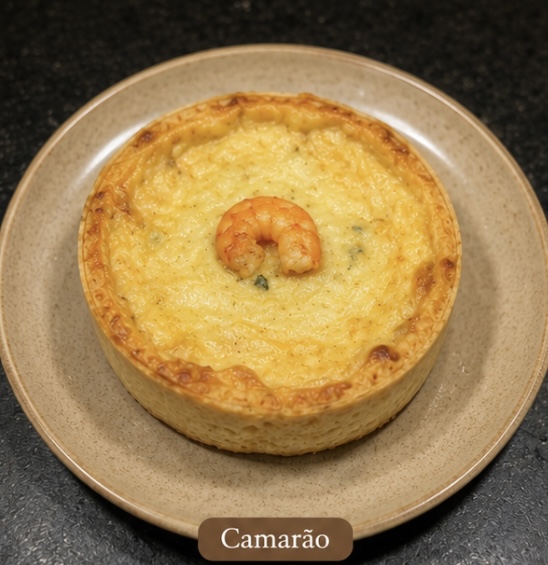 Quiche camarão