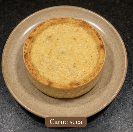 Quiche carne seca