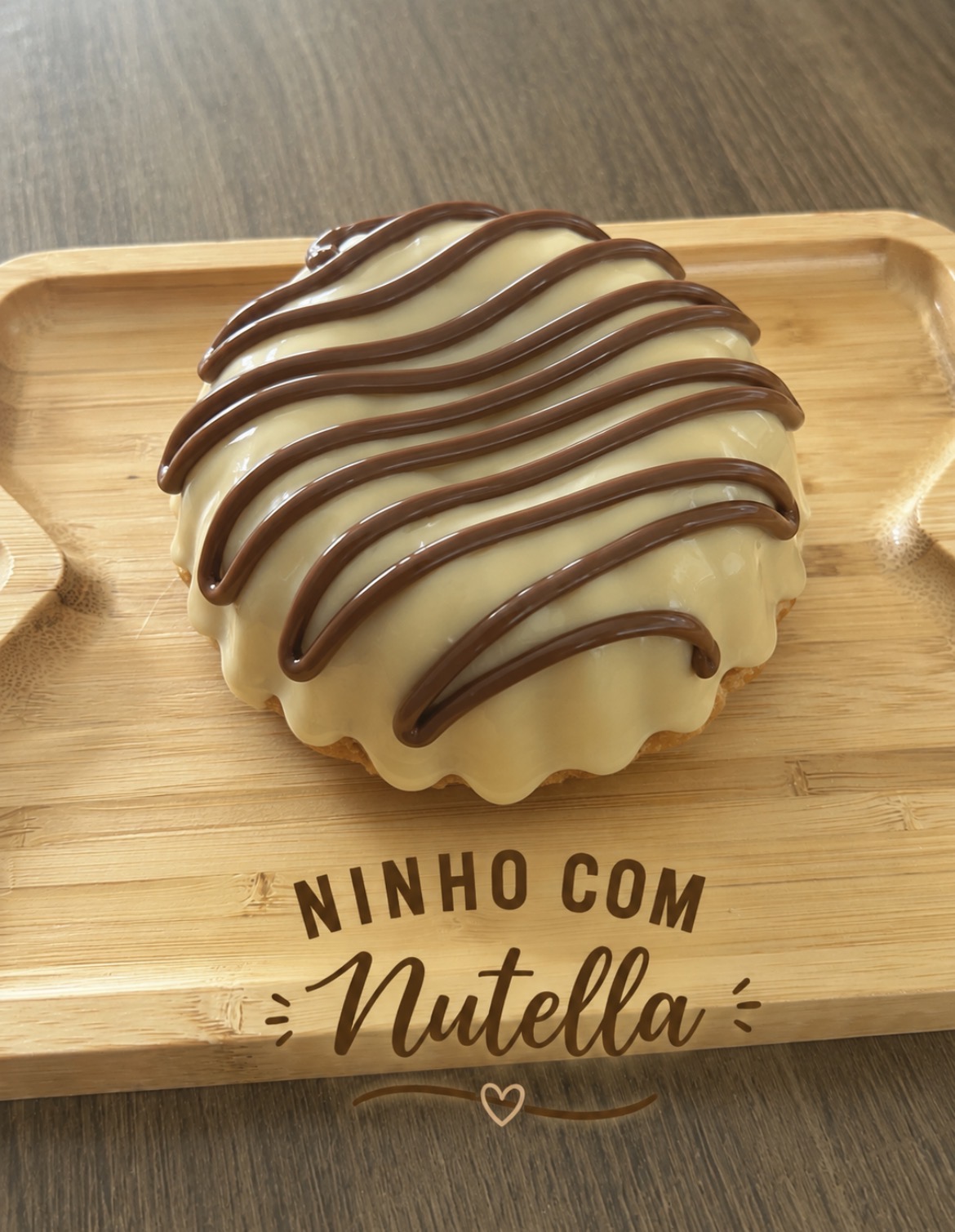 Mini vulcaozinho ninho com Nutella