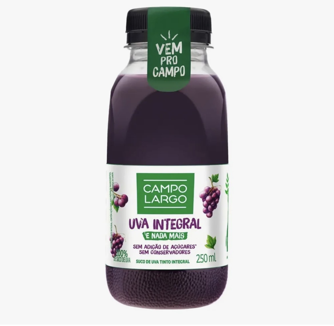 Suco campo largo uva 250 ml