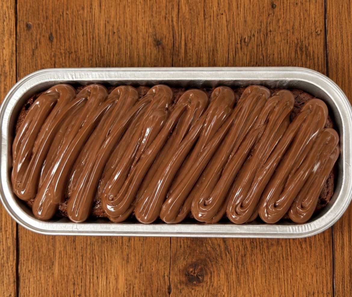 Marmitinha brownie com cobertura